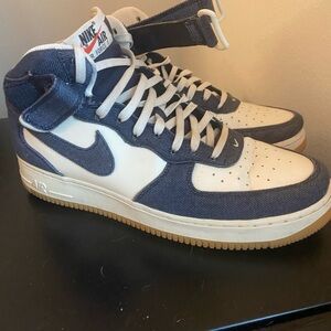 Nike Air Force 1 Mid Denim Gum 11.5